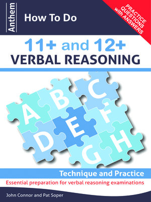 cover image of Anthem How to Do 11+ and 12+ Verbal Reasoning